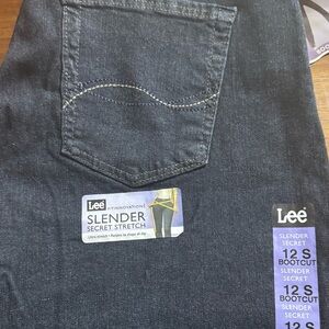 Lee Slender Secret Stretch Bootcut Jeans - Dark Blue
